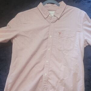 Men's Pink Casual Shirt
